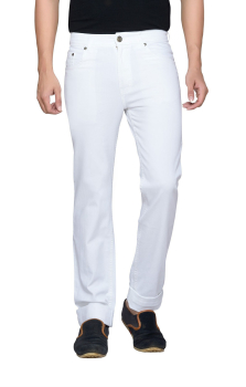 white relaxed jeans